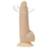 Naked Addiction Rotating 7 - Drehkopf Vibrator (18cm) - Hautfarben