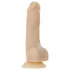 Naked Addiction Rotating 7 - Drehkopf Vibrator (18cm) - Hautfarben