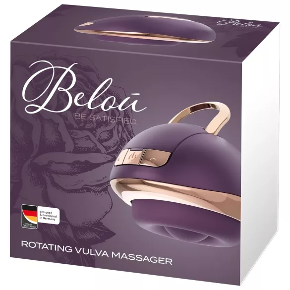 Belou - Akku Vulva-Vibrator, rotierend (lila)
