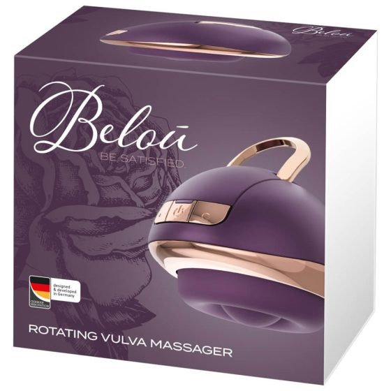 Belou - aufladbarer, rotierender, Vulva-Massage-Vibrator (lila)