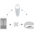 We-Vibe Chorus - wiederaufladbarer, smarter Paarvibrator (blau)