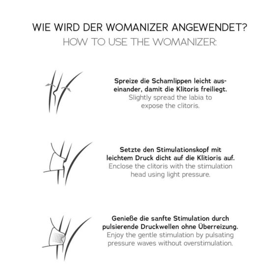 Womanizer Classic 2 - akkubetriebener, luftwellenklitoralstimulator (schwarz)