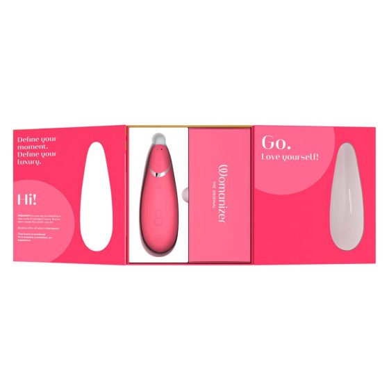 Womanizer Premium 2 - aufladbarer, wasserdichter Klitoris-Stimulator (pink)