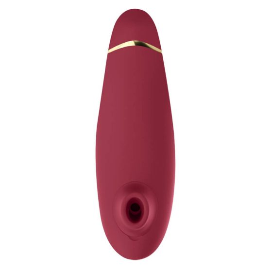 Womanizer Premium 2 - wiederaufladbarer, luftwellenbasiert klitoraler Stimulator (rot)