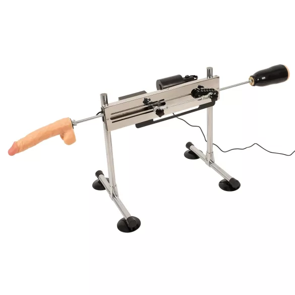 The Banger Fucking Machine - Doppelsexmaschine + 2 Dildos & 1 Masturbator
