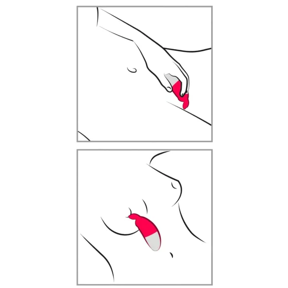 Happyrabbit Knicker - wiederaufladbarer Klitoris-Vibrator (rot)