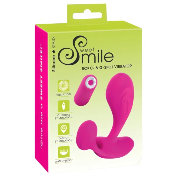SMILE RC - Akku-G-Punkt Vibrator mit Fernbedienung (Pink)
