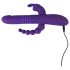SMILE Triple - Akku Vibrator mit drei Armen und Rotationsstoß (Lila)