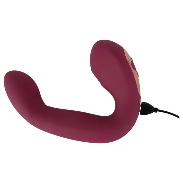Javida Thumping - Pulsierender G-Punkt- und Klitoris-Vibrator (rot)