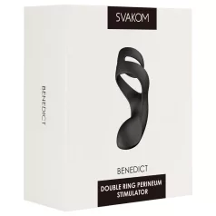   Svakom Benedict - Perineum-Stimulator, vibrierender Penisring (schwarz)