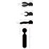 Couples Choice - Akku-Massagesextoy mit Wärmfunktion (Schwarz)
