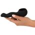 Couples Choice - Akku-Massagesextoy mit Wärmfunktion (Schwarz)