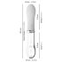 You2toys Liaison - Silikon-Glas LED Vibrator (Transparent-Weiß)