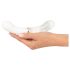 You2toys Liaison - Silikon-Glas LED Vibrator (Transparent-Weiß)
