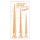 You2Toys - Extra Langer Plug-Dildo-Set (3-teilig) - Hautfarben