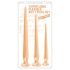 You2Toys - Extra Langer Plug-Dildo-Set (3-teilig) - Hautfarben