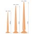 You2Toys - Extra Langer Plug-Dildo-Set (3-teilig) - Hautfarben