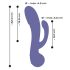 AWAQ.U 4 - Akku Vibrator mit Analarm (Lila)
