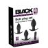 Black Velvet - Akku Anal-Vibro-Set - 3-teilig (schwarz)