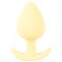 Cuties Mini Analplug - Silikon, Gelb (3,1cm)