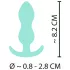 Cuties Mini Butt Plug - Silikon Analplug - Minze (2,3cm)