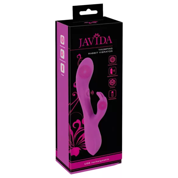 Javida Thumping Rabbit - 3-Motor-Klitorisvibrator (lila)