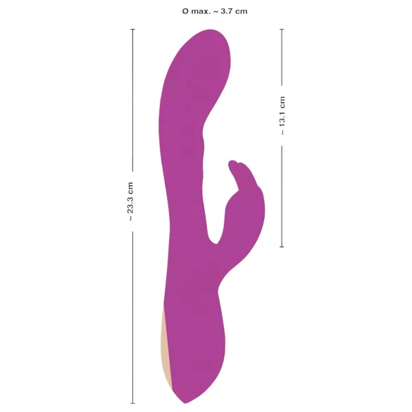 Javida Thumping Rabbit - 3-Motor-Klitorisvibrator (lila)