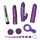 You2Toys - Glitzerndes Vibrator-Set (7-teilig)