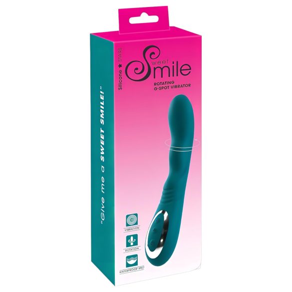 SMILE - Akku G-Punkt Vibrator, drehend, wasserdicht (grün)