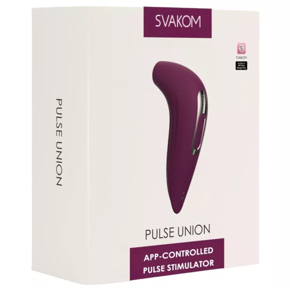 Svakom Pulse Union - App-gesteuerter Klitorisstimulator mit Luftimpulsen (lila)