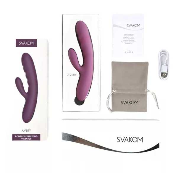 Svakom Avery - Akku-Pulsator mit Vibrationsarm (lila)