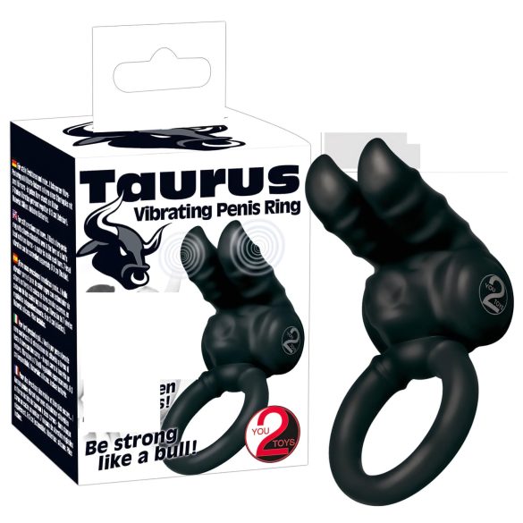 You2Toys Taurus – Vibrations-Penisring mit 2 Motoren