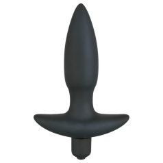 Black Velvet Anal-Vibrator Plug - klein