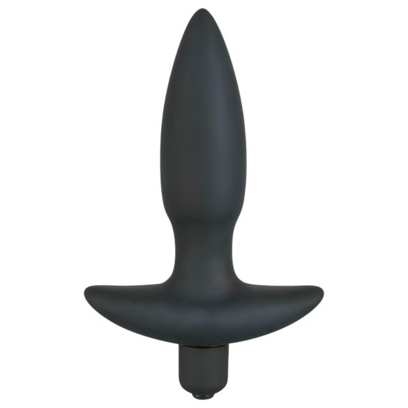 Black Velvet Anal-Vibrator Plug - klein