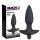 Black Velvet Analplug Vibrator - Mittelgroß