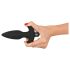 Black Velvet Analplug Vibrator - Mittelgroß