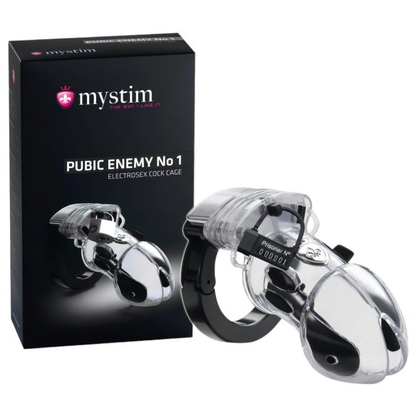 Mystim Pubic Enemy No 1 - Elektro-Penis-Käfig