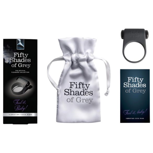 Fifty Shades of Grey Feel It - Vibrationsring (Schwarz)