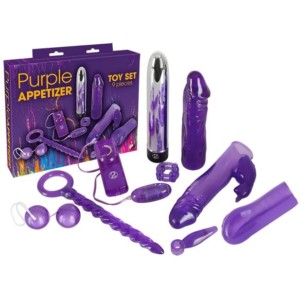 You2Toys - Lila Verführung - Vibratorset (9-teilig)