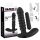 Black Velvet gerippter Vibrator - mittelgroß (schwarz)