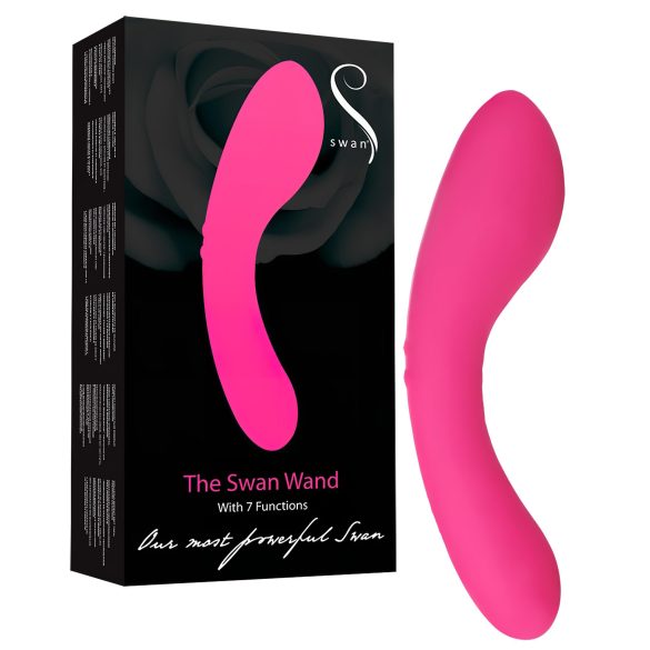 Der Schwan Zauberstab - Wiederaufladbarer Massagevibrator (Pink)