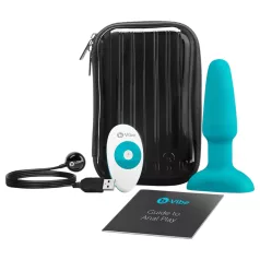 b-Vibe - rotierender Perlen-Akkus anales Vibro (Türkis)