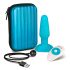 b-Vibe - Rotierender Perlen Analvibrator, akkubetrieben (türkis)