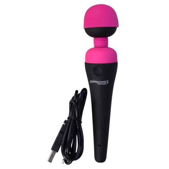 PalmPower Wand - Akkubetriebener Massagevibrator (Pink-Schwarz)