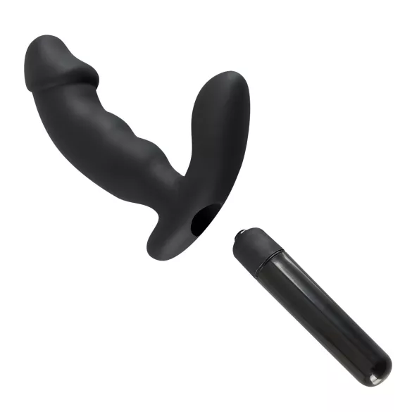 Rebel - Prostata-Vibrator mit Penis (schwarz)