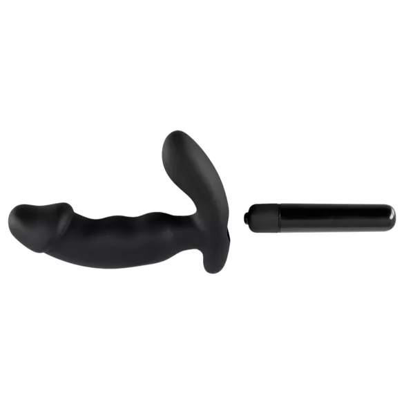 Rebel - Prostata-Vibrator mit Penis (schwarz)