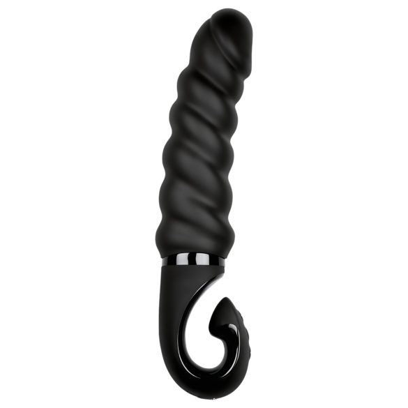 Gvibe G-jack 2 - Wiederaufladbarer, wasserdichter Silikonvibrator (Schwarz)