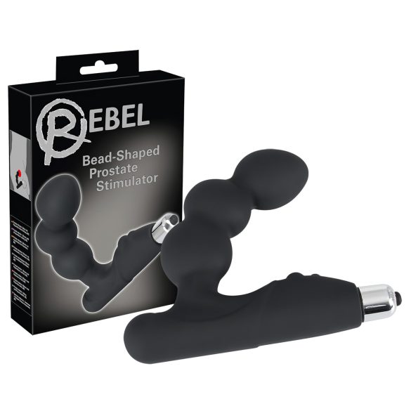 Rebel - Kugel-Prostatavibrator (schwarz)