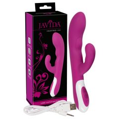   Javida - Wiederaufladbarer, beheizter Klitoris-Vibrator (Brombeere)