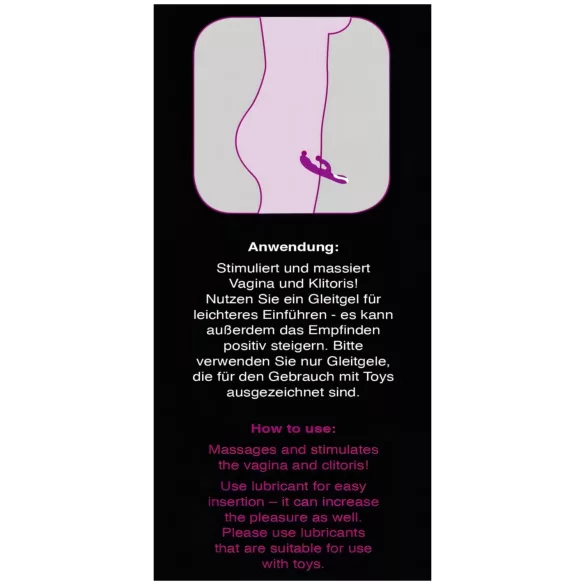 Javida - wärmender Klitorisstimulator Vibrator (lila)